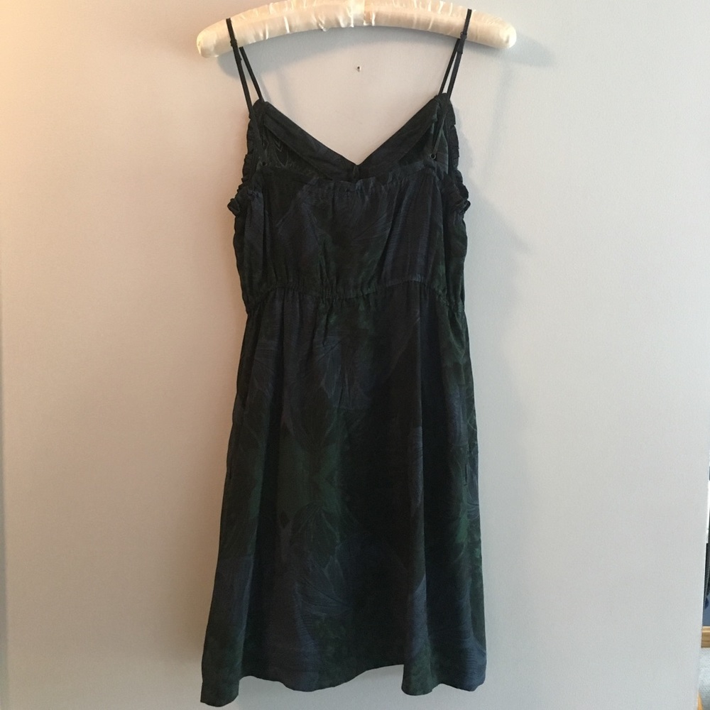 💫 UO Ecote BEAUTIFUL Silk Button Up Strappy Dress - Picture 6 of 8